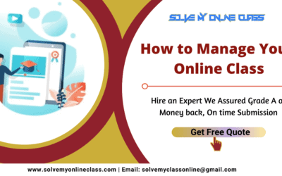 How to Manage Your Online Class