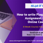 How to write a Plagiarism Free Assignment in an Online Course?
