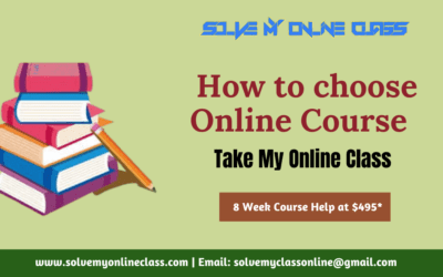 Online Course Help: How to choose Online Course