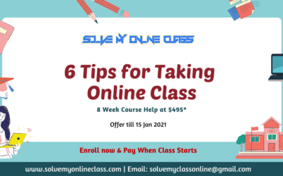 6 Tips for Taking Online Classes 