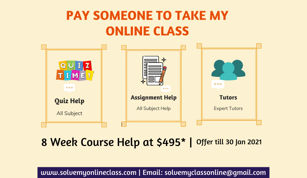 Pay Someone to Take My Online Class