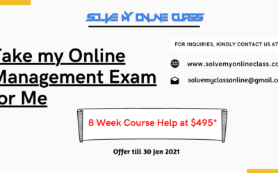 Pay someone to take my Online Management Exam for me