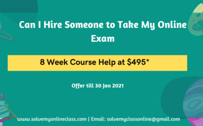 Can I hire someone to take my Online Exam