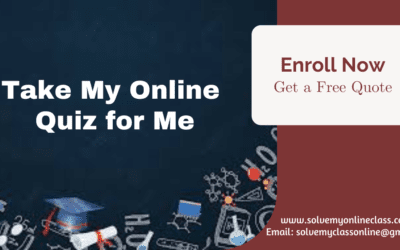 Take my Online Quiz for me