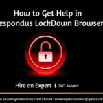 How to Get Help in Respondus LockDown Browser