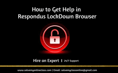 How to Get Help in Respondus LockDown Browser