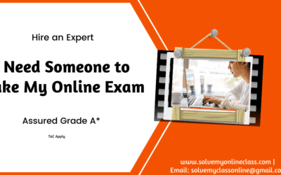 Need Someone to Take My Online Exam                 