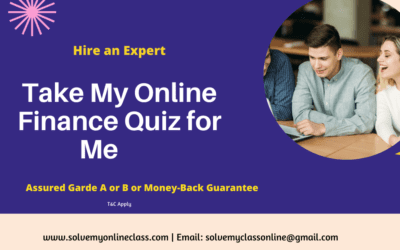 Take My Online Finance Quiz for Me        