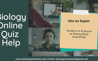 Take My Online Biology Quiz        