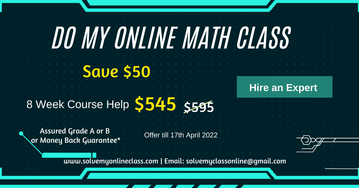 take my online math class