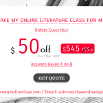 Take my Online Literature Class for me                    