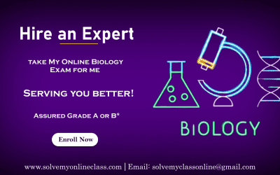 Hire Someone to take my Online Biology Exam for Me                         
