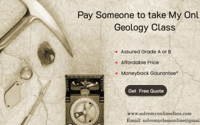 Pay Someone to take my Online Geology Class    