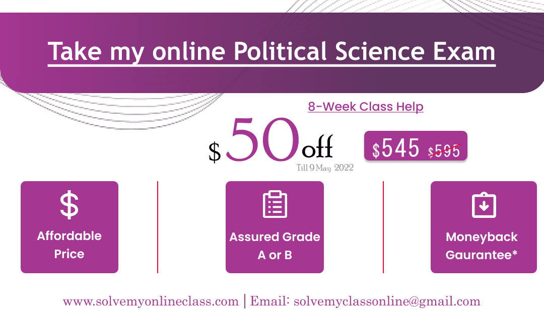 Take My Online Political Science Exam                        