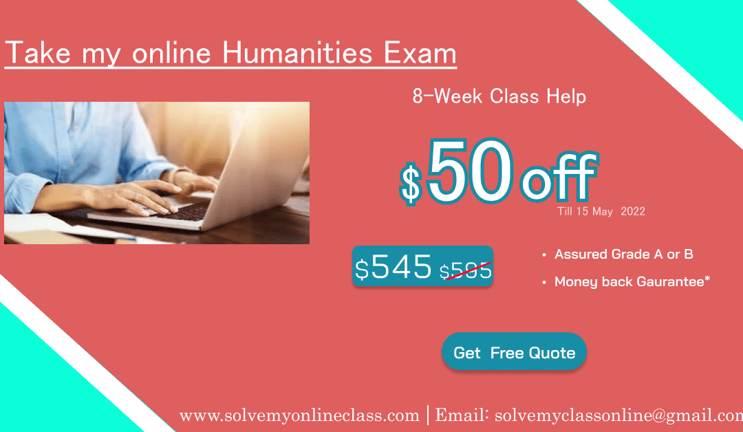 Take My Online Humanities Exam 