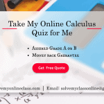Take my Online Calculus Quiz for Me     