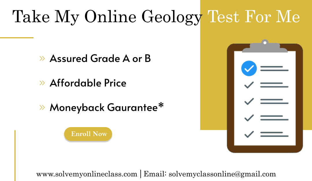 Take my Online Geology Test for Me  