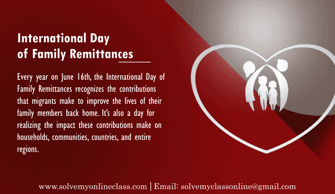 International Day of Family Remittances    