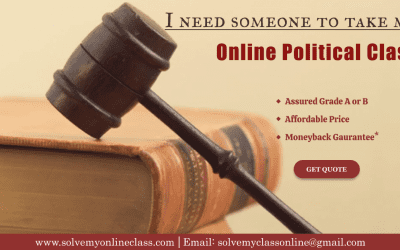 I need Someone to take My Online Political Science Class                                  