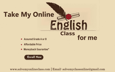 Take my Online English class for me        