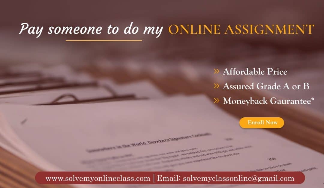 Pay Someone to Take My Online Assignment    