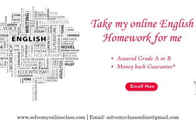 Take my online English Homework for me              