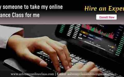 Pay Someone to Take My Online Finance Class                     