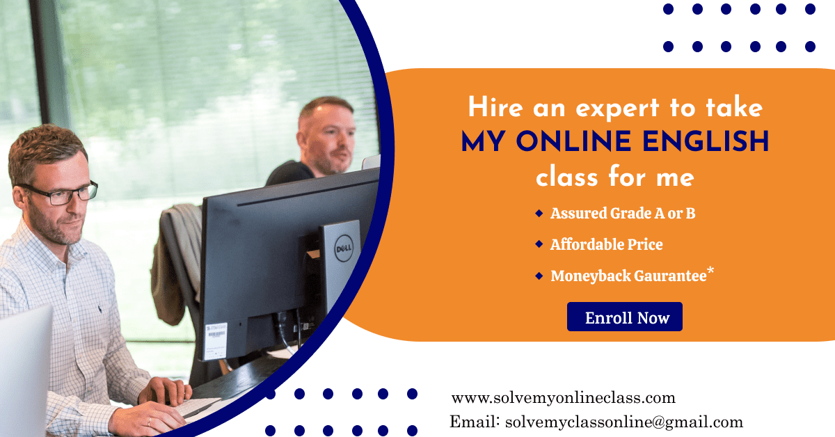 Hire an Expert to take my Online English Class for me