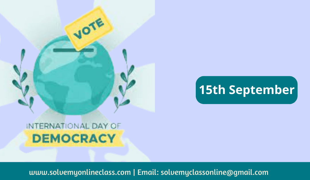 International Day of Democracy          