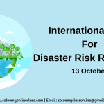 International Day For Disaster Reduction