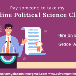 Pay someone to take my online political science class  