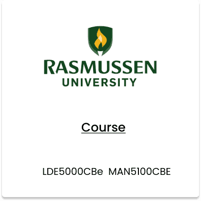 Rasmussen University, LDE5000CBe MAN5100CBE