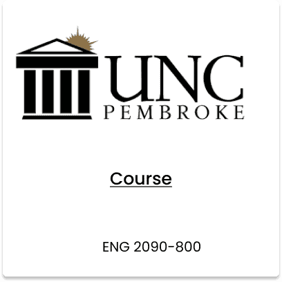 UNC at Pembroke, ENG 2090-800
