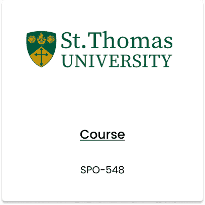St. Thomas University , SPO 548