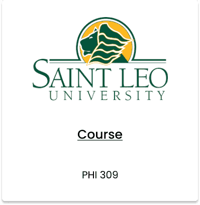 Saintleo University, PHI 309