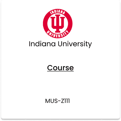 Indiana University, MUS-Z111