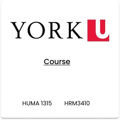 York University, HRM3440, HRM3410