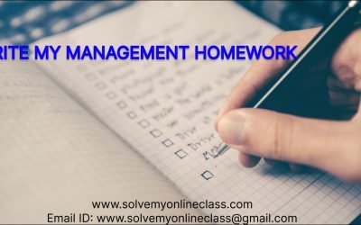 Write my Management Homework.
