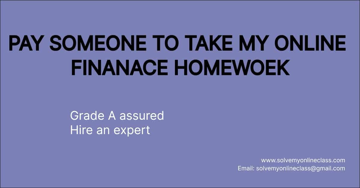 finance-homework