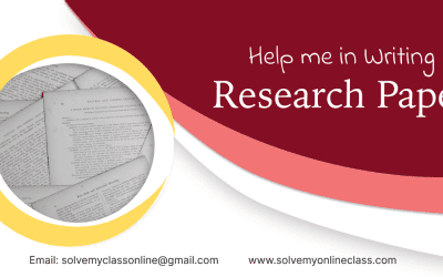 Help in writing a Research Paper.