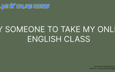 Pay someone to take my online English Class