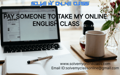 Pay someone to take my online  English class
