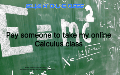 Pay someone to take my online Calculus class
