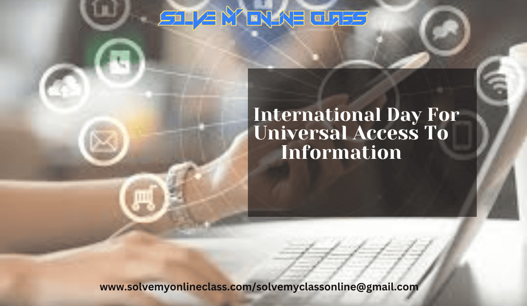 International Day For Universal Access To Information