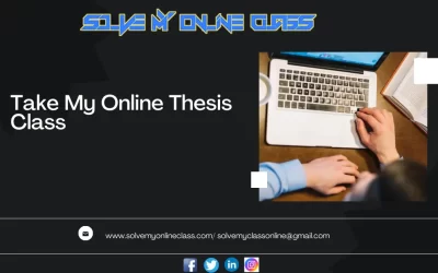Take My Online Thesis Class