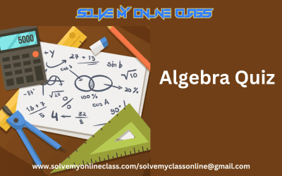 Take Online Algebra Quiz for Me