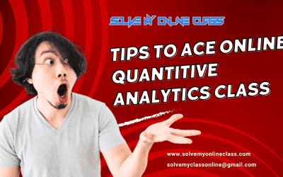 Tips and Tricks to Ace online Quantitative Analytics Class