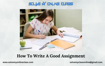 How To Write A Good Assignment