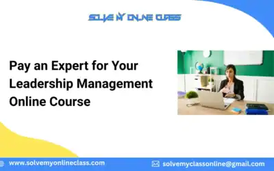 Pay An Expert For Your Leadership Management Online Course