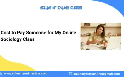 Cost To Pay Someone For My Online Sociology Class